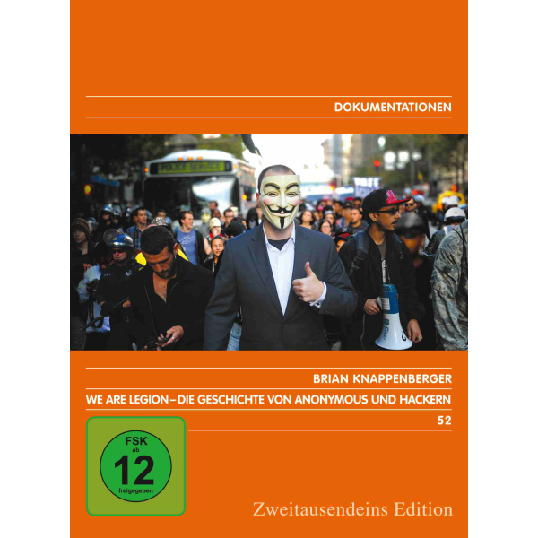 We Are Legion – Die Geschichte von Anonymous und Hackern. Zweitausendeins Edition Dokumentation 52.