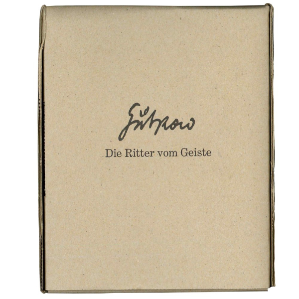 Karl Ferdinand Gutzkow: Die Ritter vom Geiste. Ausgabe in 3 Bänden und einem Kommentarband.