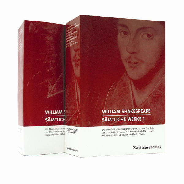 William Shakespeare: Sämtliche Werke. Zweisprachige Ausgabe. 2 Bände.