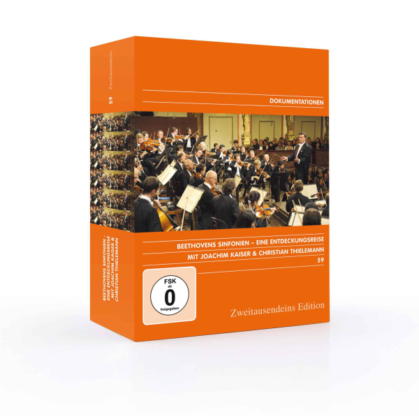 Beethovens Sinfonien. Eine Entdeckungsreise mit Joachim Kaiser und Christian Thielemann. Zweitausendeins Edition Dokumentation 59.