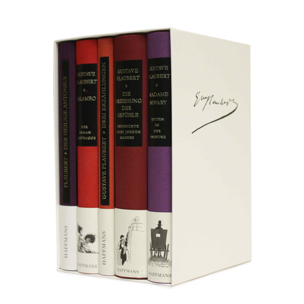 Gustave Flaubert: Romane und Erzählungen (5 Bände im Schuber).